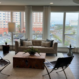 Who doesn't love a quiet place to relax or read or just to enjoy 🤩 with amazing natural light big windows and an amazing outside area🙋♀️ the luxury of being an resident of Legacy Universal. Instagram post from @legacyuniversalapartments on November 22, 2022 16:15:39pm